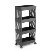4-layer Plastic Storage Rack With Wheels SKU 0768_4layer_plastic_storage_rack